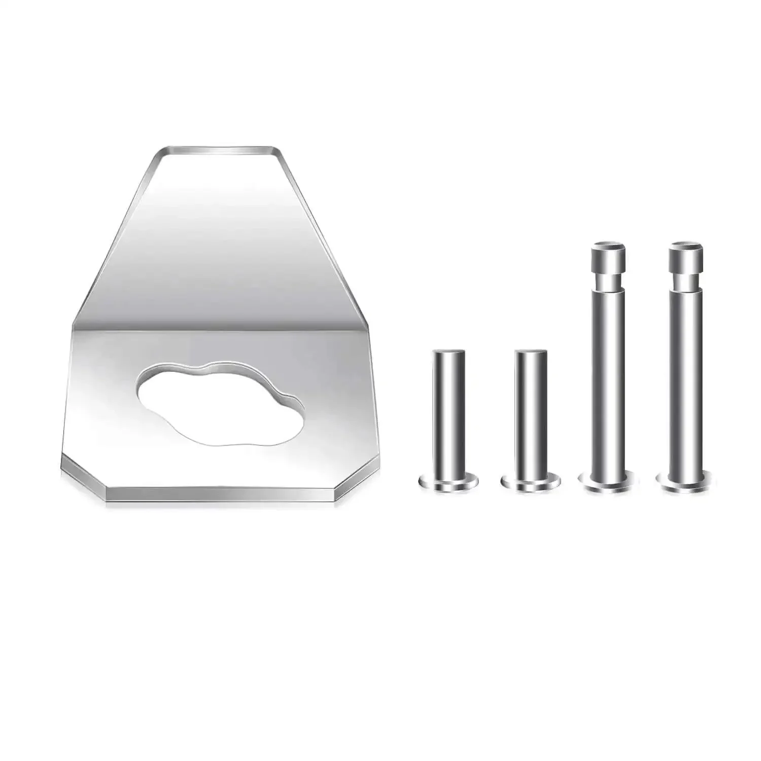 Beefed Up Heavy Duty Screen Door Closer Replacement Kit 5 Pack With 4 Steel Pins And Reinforced Iron Plate For Storm And Security Doors Compatible With Andersen Larson Pella Emco