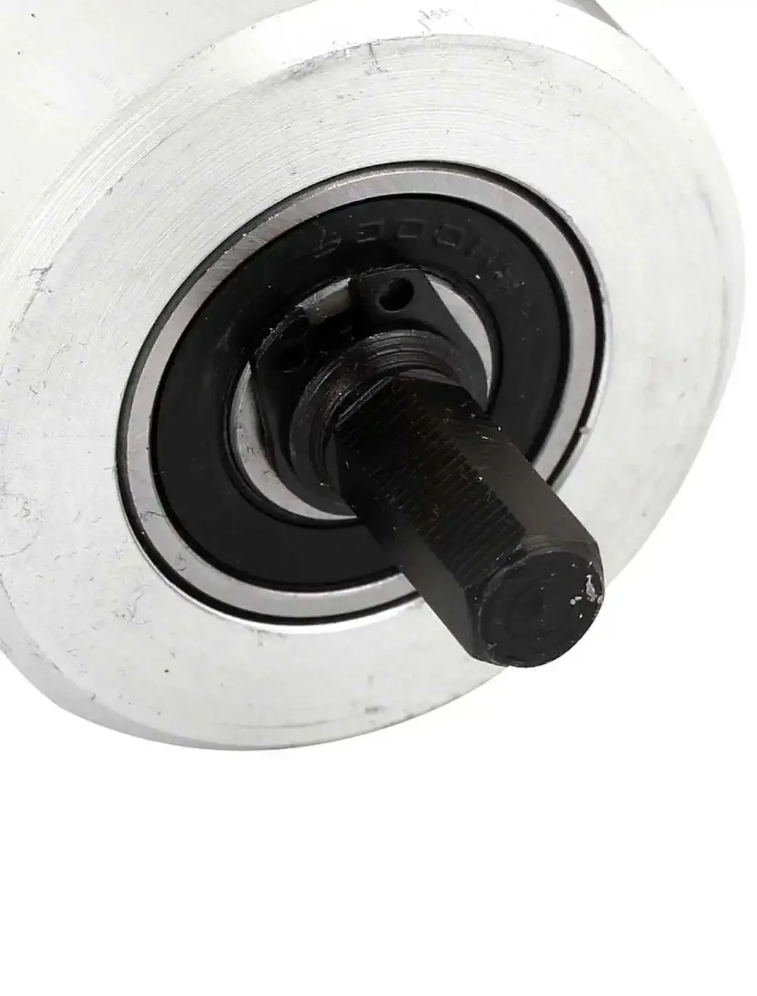 Beefed Up Nibbler Cutter Drill Attachment For Metal Sheets Black Silver Tone Double Head Nibbler Tool With 7.4mm Cut Diameter And 27mm Shank 18x5.1x7.8cm Compact Size For Brass Aluminum Stainless - Image 2
