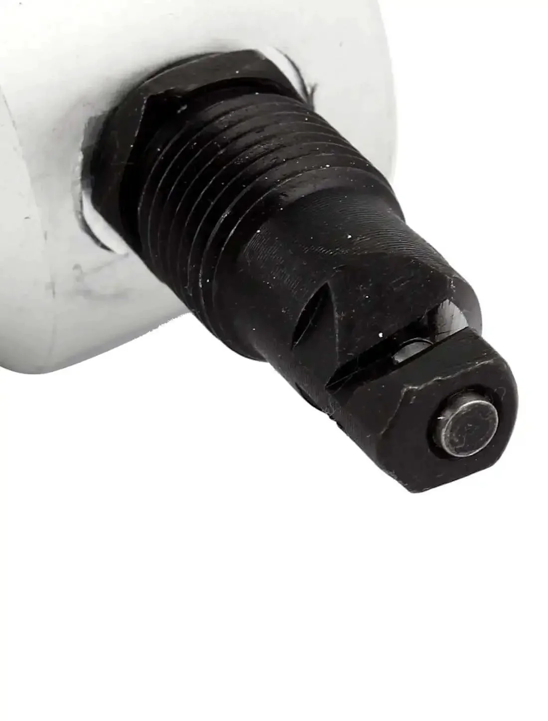 Beefed Up Nibbler Cutter Drill Attachment For Metal Sheets Black Silver Tone Double Head Nibbler Tool With 7.4mm Cut Diameter And 27mm Shank 18x5.1x7.8cm Compact Size For Brass Aluminum Stainless - Image 3