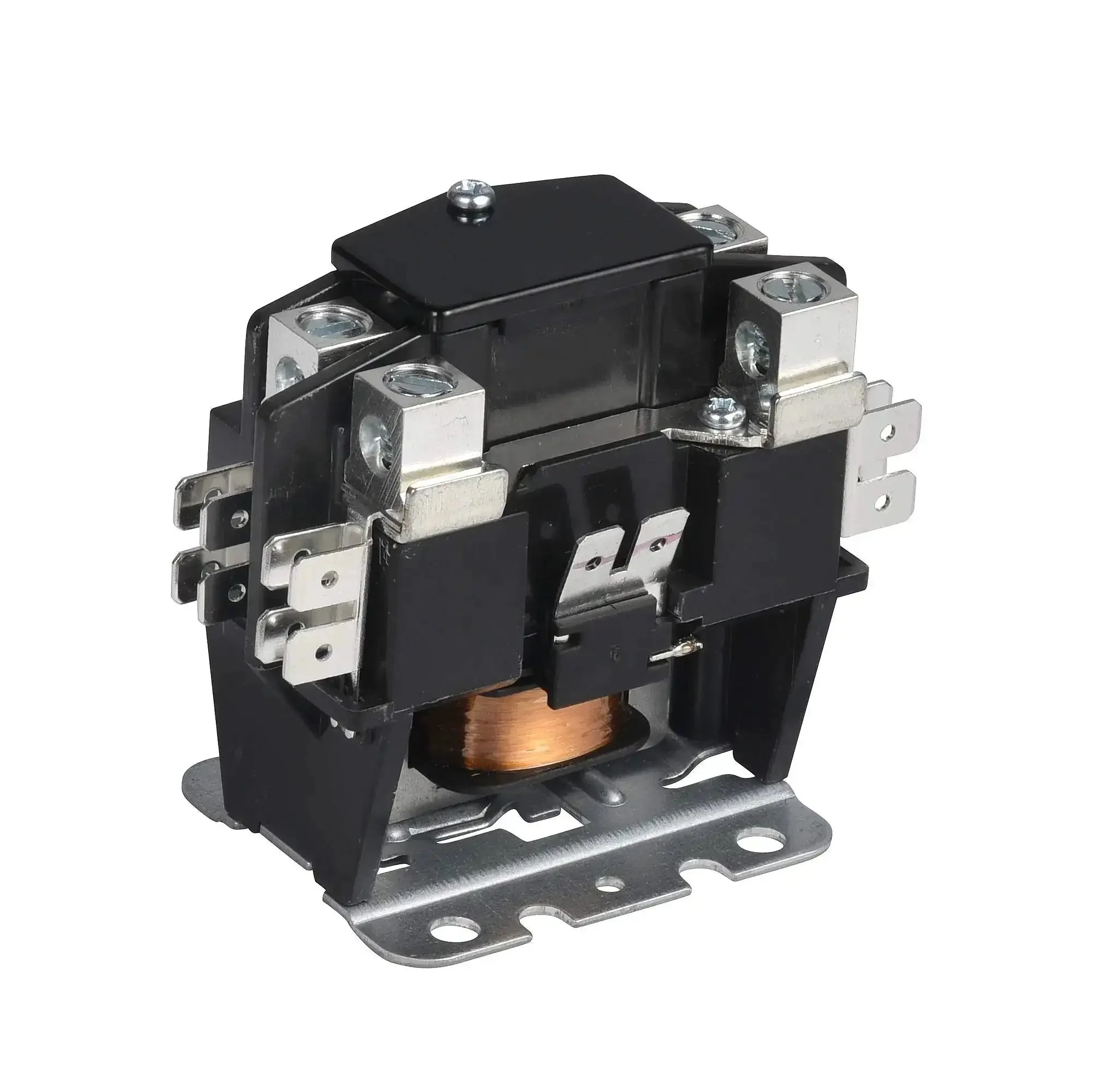 Beefed Up One Pole 40 Amp Contactor With 24V Coil For AC Condenser And Heat Pump Heavy Duty Replacement Universal Fit For Most Residential Systems Handles 40A Load 24 VAC Coil Compatible With Carrier Bryant And More - Image 4