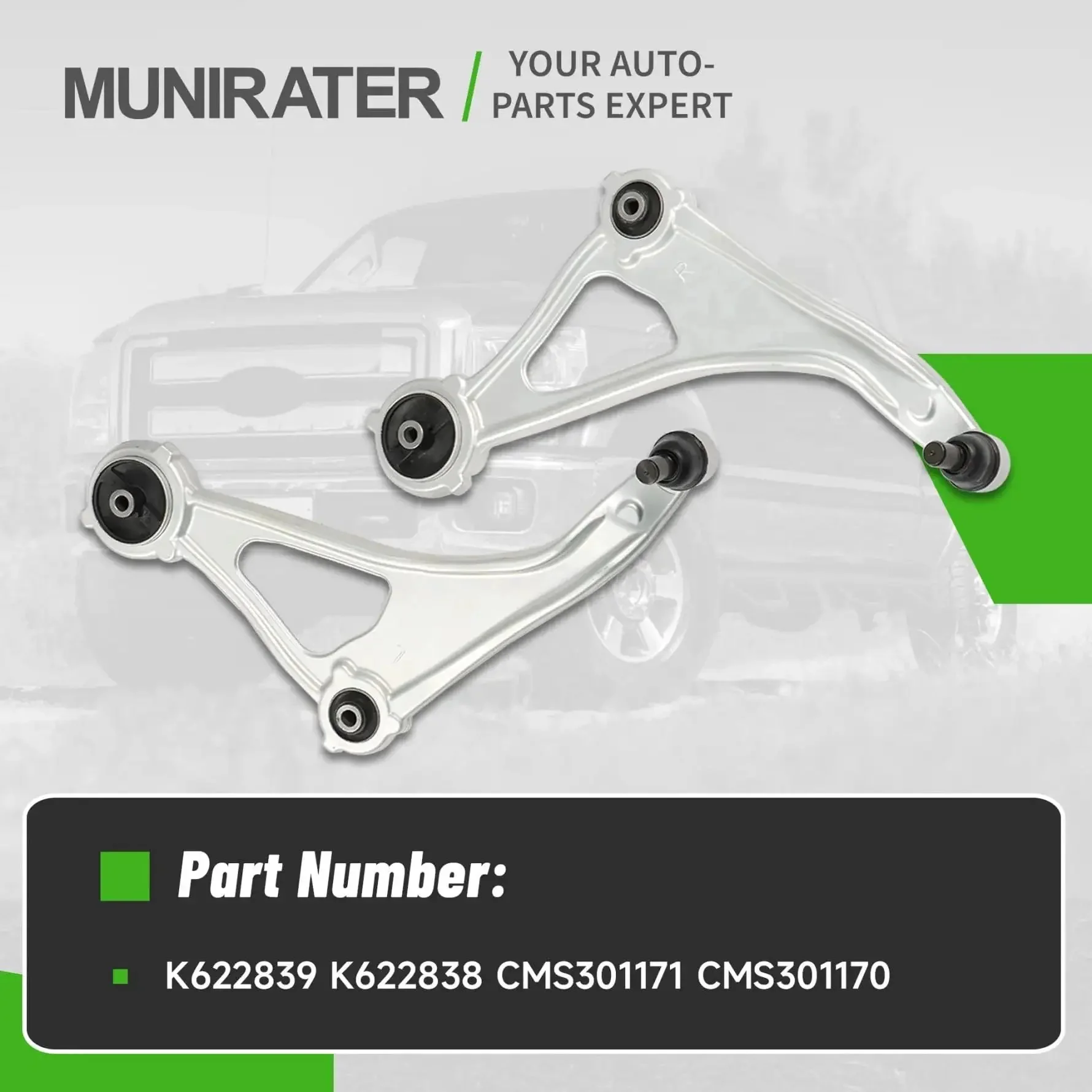 Beefed-Up Pair Front Lower Control Arms With Ball Joints For Altima 2015-2018 And Maxima 2016-2023 Replacement Suspension Part Aluminum Build For Solid Stability And Smooth Ride - Image 6