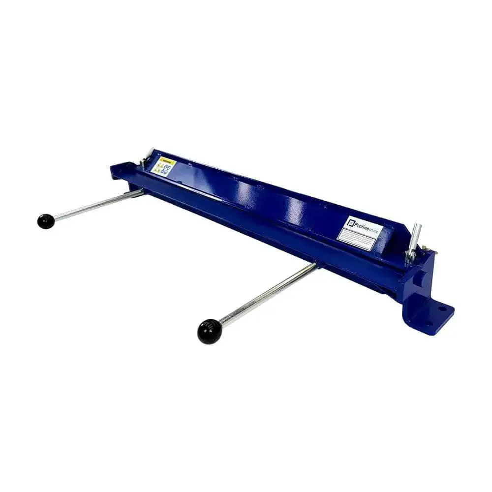 Beefed Up Sheet Metal Brake Bender Tool For 20 Gauge Steel And 14 Gauge Aluminum, 48 Inch Makes 90 Degree Bends, Dual Handle Design With 26 Inch Gap For Maximum Leverage, Bench Top Mount HVAC Roofing Tool - Image 8