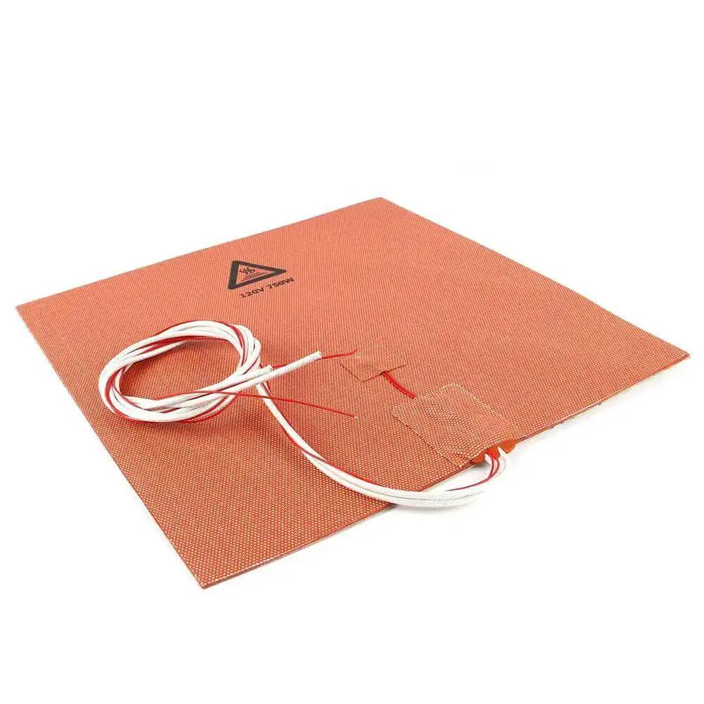 Beefed Up Silicone Heated Bed Mat For 3D Printers 120V 750W With NTC 100K Thermistor No Hole 300x300mm 12x12 In Keeps Heat Even And Ready For Prime Time Upgrades Durable Easy Install For Superior Heat - Image 2