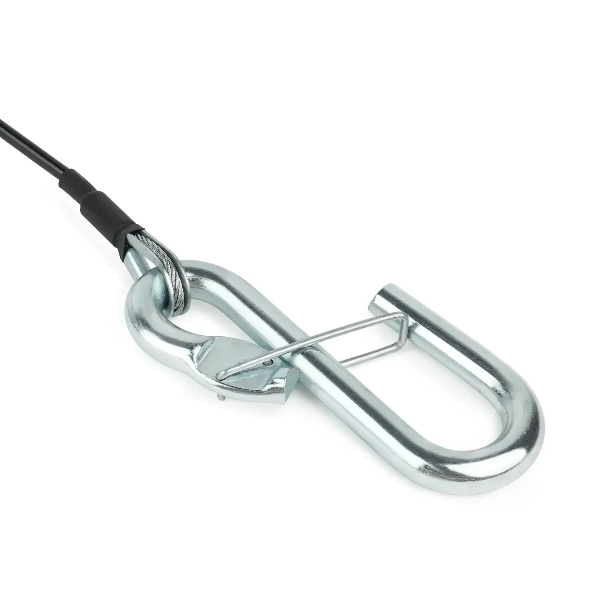 Beefed Up Trailer Brake Hydraulic Surge Actuator Breakaway Cable Assembly For DA10 DA16 DA20 DA91 Actuators 3/32 Inch Cable 44 Inch Overall Length S Hook Tow Attachment Sturdy Safety Kit For Reliable Stopping - Image 3