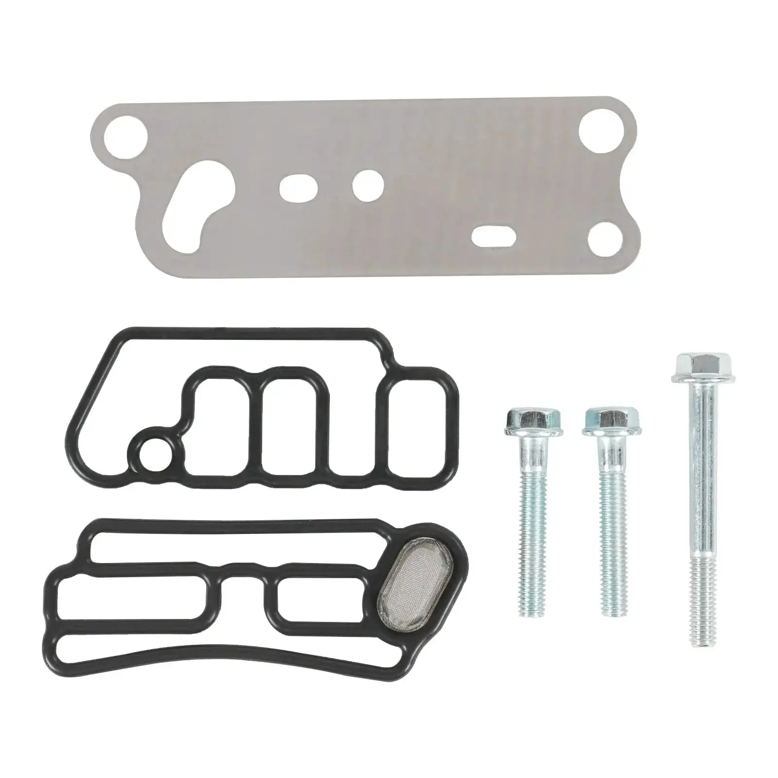 Beefed Up VTEC Solenoid Gasket Filter Kit For Acura RDX 2013 2014 2015 And Honda Accord Crosstour 2010 2011 2012 2013 2014 2015 3.5L V6 Engine Includes 15810R70A03 15810R70A04 15815R70A01 15845R70A01 Cylinder Head VVT Spool Valve Gasket Replacement