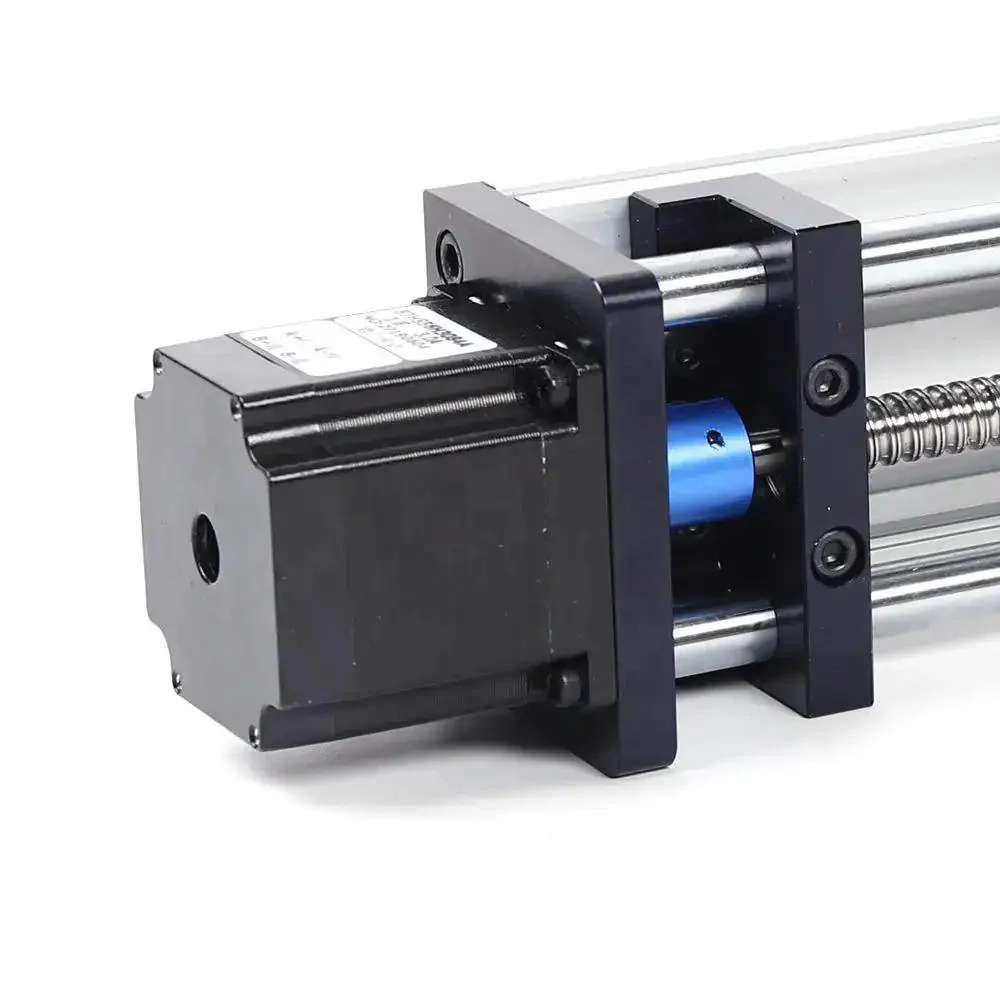 Beefy 100 200 300mm CNC Ball Screw Linear Actuator With Nema 23 Stepper Motor, Ball Screw Rail And Linear Guide Slide Table For Precision Milling, 200mm Stroke, 12mm Diameter, 4mm Lead, 0.03mm Accuracy, 40 To 100mm Per Second - Image 5