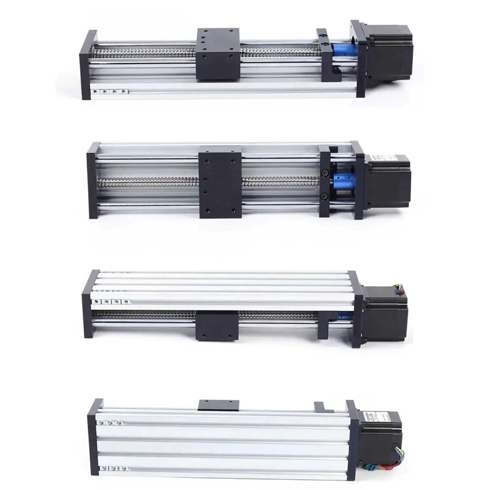 Beefy 100 200 300mm CNC Ball Screw Linear Actuator With Nema 23 Stepper Motor, Ball Screw Rail And Linear Guide Slide Table For Precision Milling, 200mm Stroke, 12mm Diameter, 4mm Lead, 0.03mm Accuracy, 40 To 100mm Per Second - Image 7