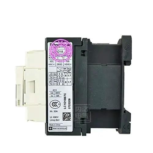 Beefy 110V AC Contactor For Industrial Motors, 18 Amp Coil, Series LC1D LC1D18 And LC1D18F7 Compatible, Replacement Electric Contactor For Motor Starter Circuits, Rugged Build, Easy Mounting And Quick Setup - Image 2