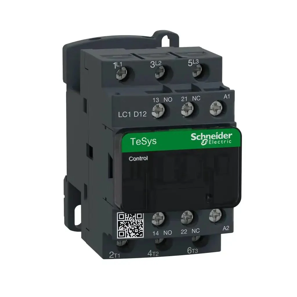 Beefy 120V AC Coil 3-Pole Non Reversing Contactor With 1 NO And 1 NC Auxiliary Contacts, 12 Amp Inductive Rating, 3 Phase 220 240V, Handles Up To 3 HP For Motors And Industrial Equipment