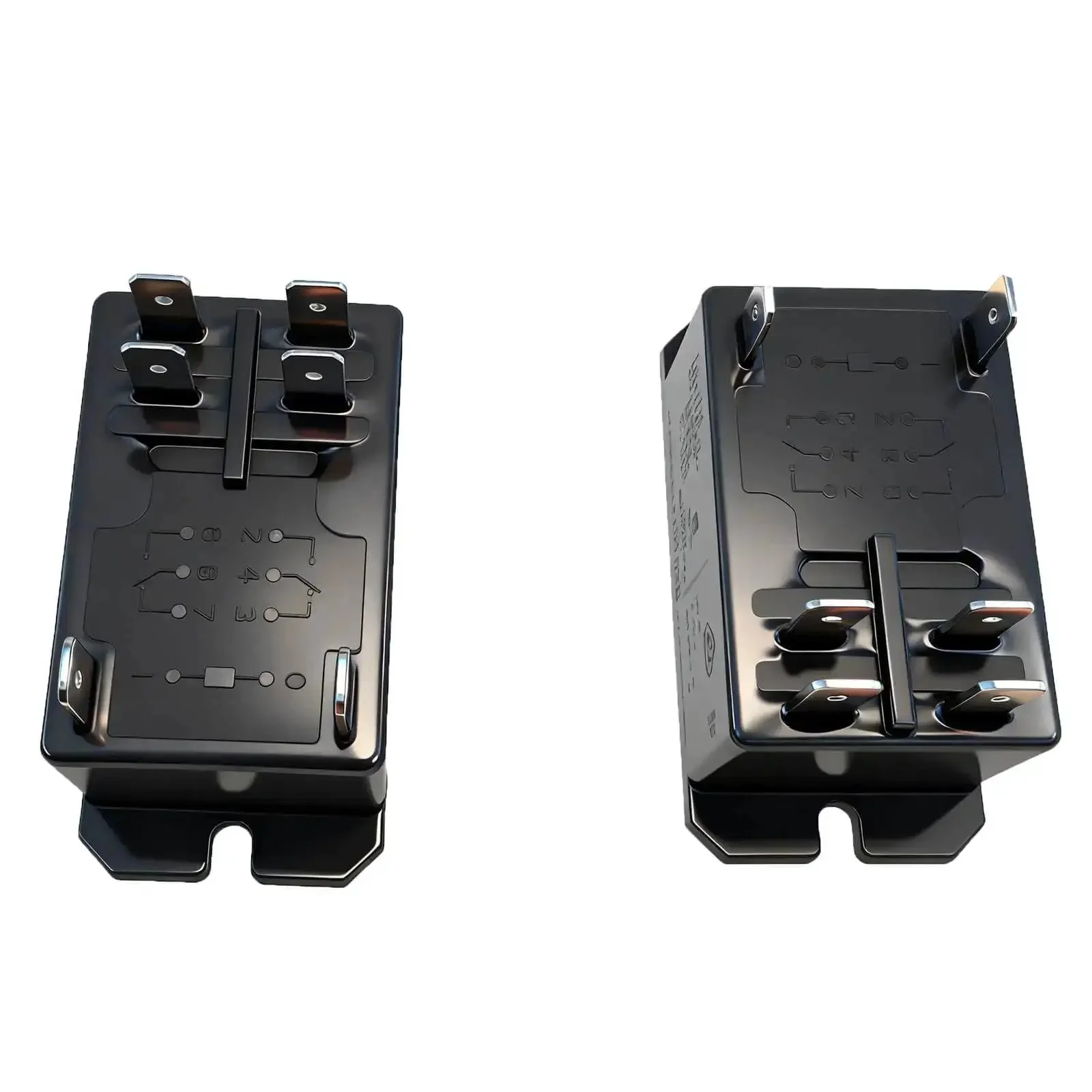 Beefy 12V DC 30A General-Purpose Relay For PCB Or Panel Mount, DPST-NO, Flange, High-Power Performance, Plug-And-Play Ready, Versatile Industrial And Home Use, 2-Pack - Image 3