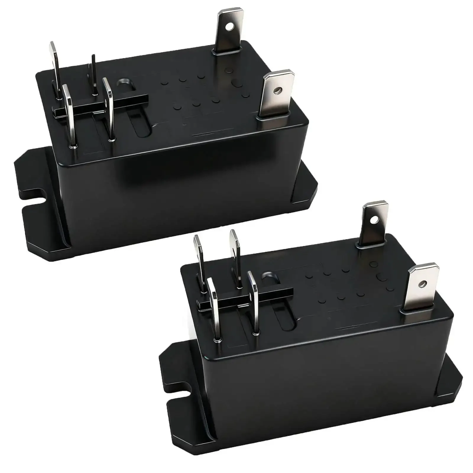 Beefy 12V DC 30A General-Purpose Relay For PCB Or Panel Mount, DPST-NO, Flange, High-Power Performance, Plug-And-Play Ready, Versatile Industrial And Home Use, 2-Pack - Image 4