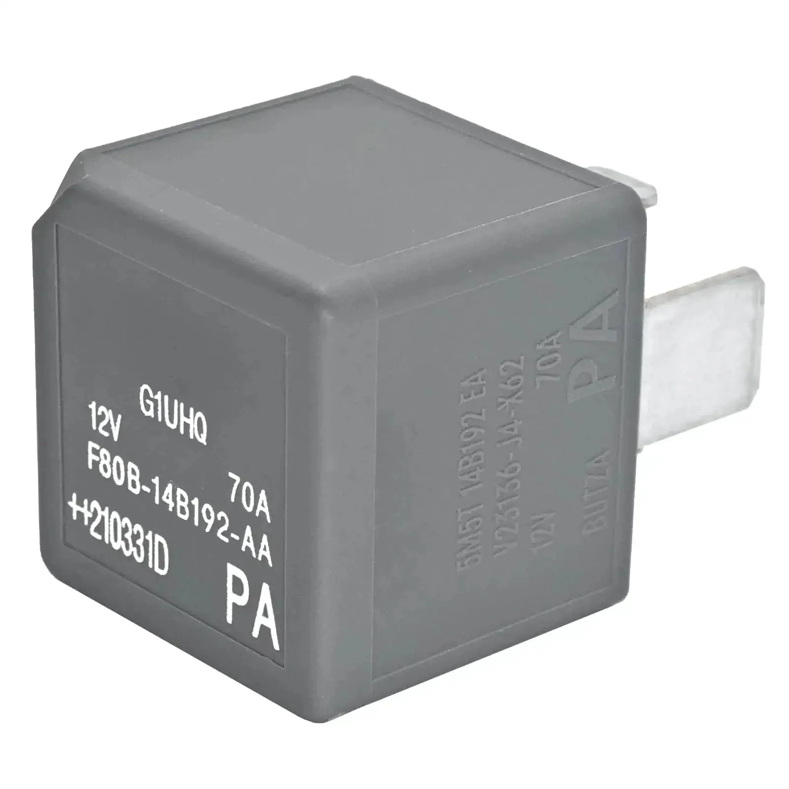 Beefy 12V DC 70A 4-Pin Automotive Power Relay For Heavy-Duty Circuits, High-Current Switch Replacement Compatible With V23136-J4-X89, DH22-14B192-EA, V23136-J4-X62, And 5M5T-14B192-EA - Image 5