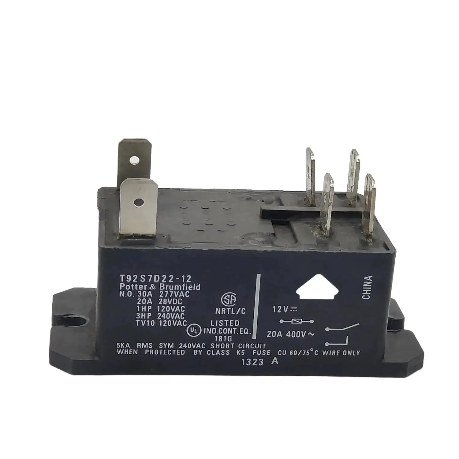 Beefy 12V DC Power Relay For General Purpose Use, 30A Heavy Duty Load Switching, 6 Pins, DPST NO, Ideal For Industrial Control And Automotive Applications