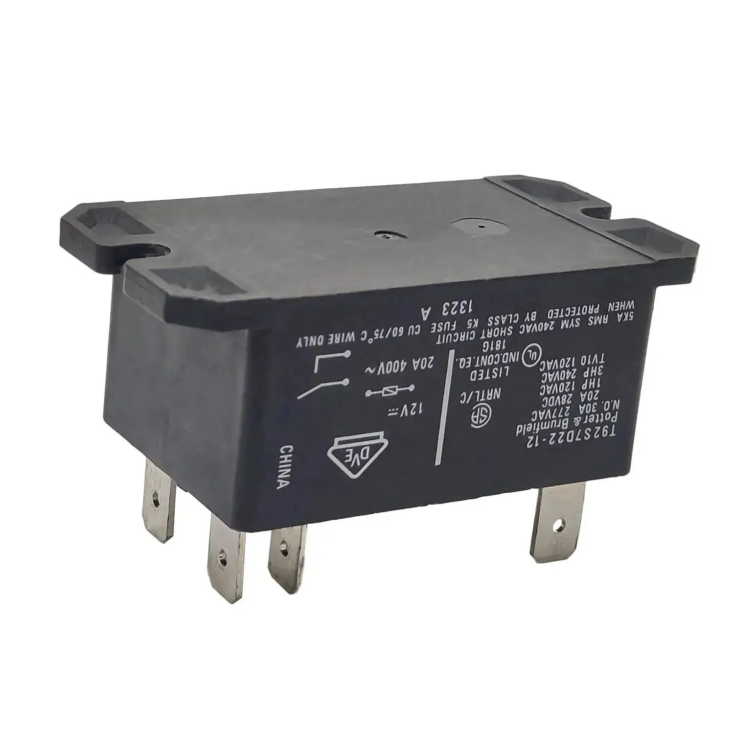 Beefy 12V DC Power Relay For General Purpose Use, 30A Heavy Duty Load Switching, 6 Pins, DPST NO, Ideal For Industrial Control And Automotive Applications - Image 2