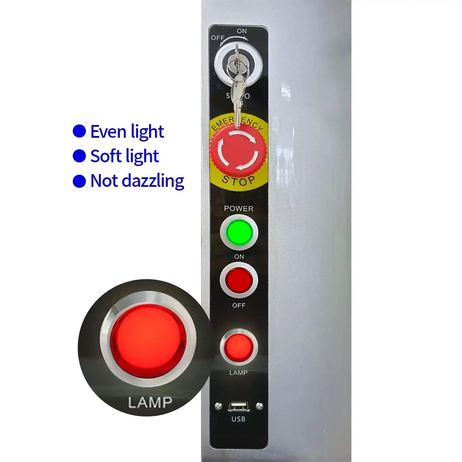 Beefy 12V Indicator Light IP67 Waterproof 22mm Mounting Hole Stainless Steel 304 Heavy Duty Signal Lamp LED Red And Green DC To AC 12 To 24V Pack Of 2 Screw Terminal Easy Install 20mA Current Draw Ideal For Control Panels - Image 3