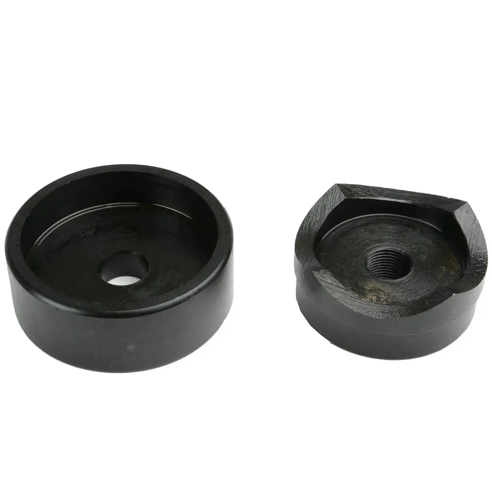 Beefy 13-Ton 2-1/2 Inch Conduit Punch Die For Hydraulic Knockout Driver M20x1.5 Thread Delivers 3 Inch Hole Draw Stud M20x1.5 Compatible Punch Thickness 1/8 Inch Steel Or 1/16 Inch Stainless