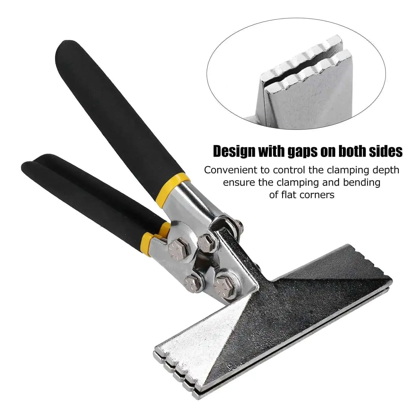 Beefy 150mm Hand Seamer Pliers For Sheet Metal Drywall HVAC Ductwork And Light Gauge Steel With A 5.9 Inch Wide Jaw Built For Precise Bends Seams Flat Corners And Easy Metal Forming On Thin Materials - Image 8