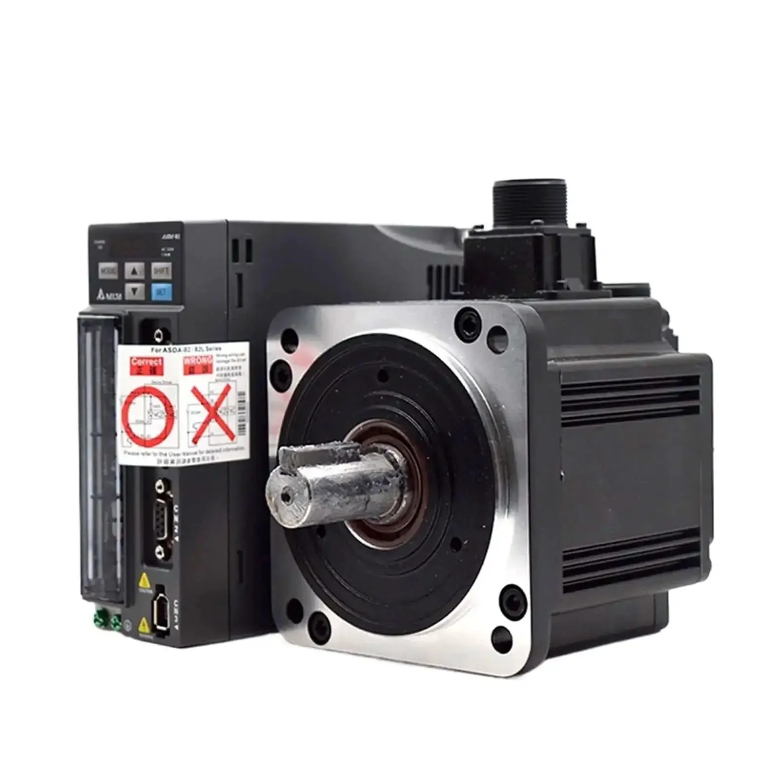 Beefy 1.5KW Servo Motor B2 Series 7.16Nm Torque 8.3A Current With 3M Cable For Automated Industry Without Brake Ready For Quick Install And Smooth Motion