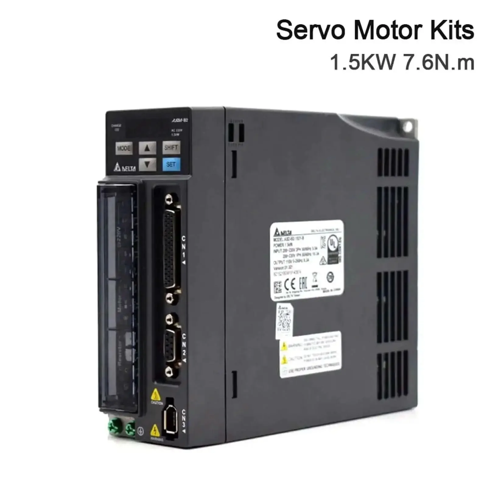 Beefy 1.5KW Servo Motor B2 Series 7.16Nm Torque 8.3A Current With 3M Cable For Automated Industry Without Brake Ready For Quick Install And Smooth Motion - Image 4