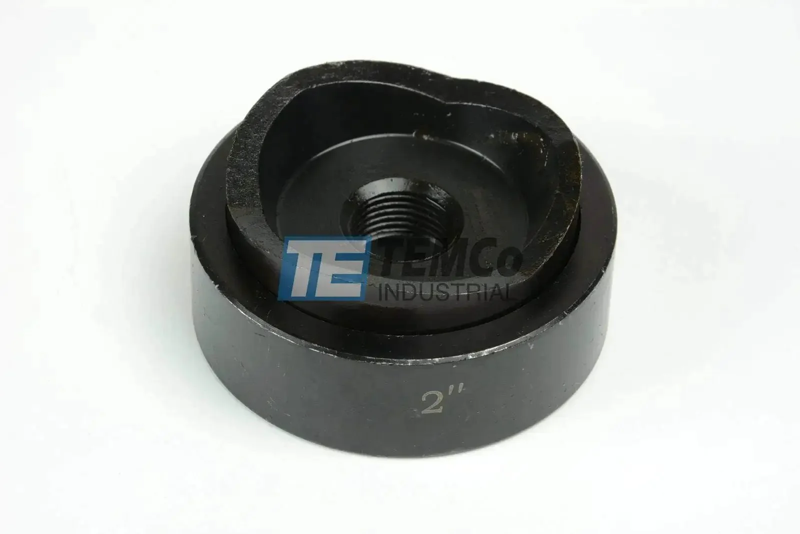 Beefy 2 Inch Conduit Punch And Die Set For Hydraulic Knockout Driver 3/4 16 Thread, Heavy Duty Tool For 2 Inch Conduit, Punching Thickness 1/8 Inch Steel And 1/16 Inch Stainless, Hardened Tool Steel With Black Oxide Finish - Image 3