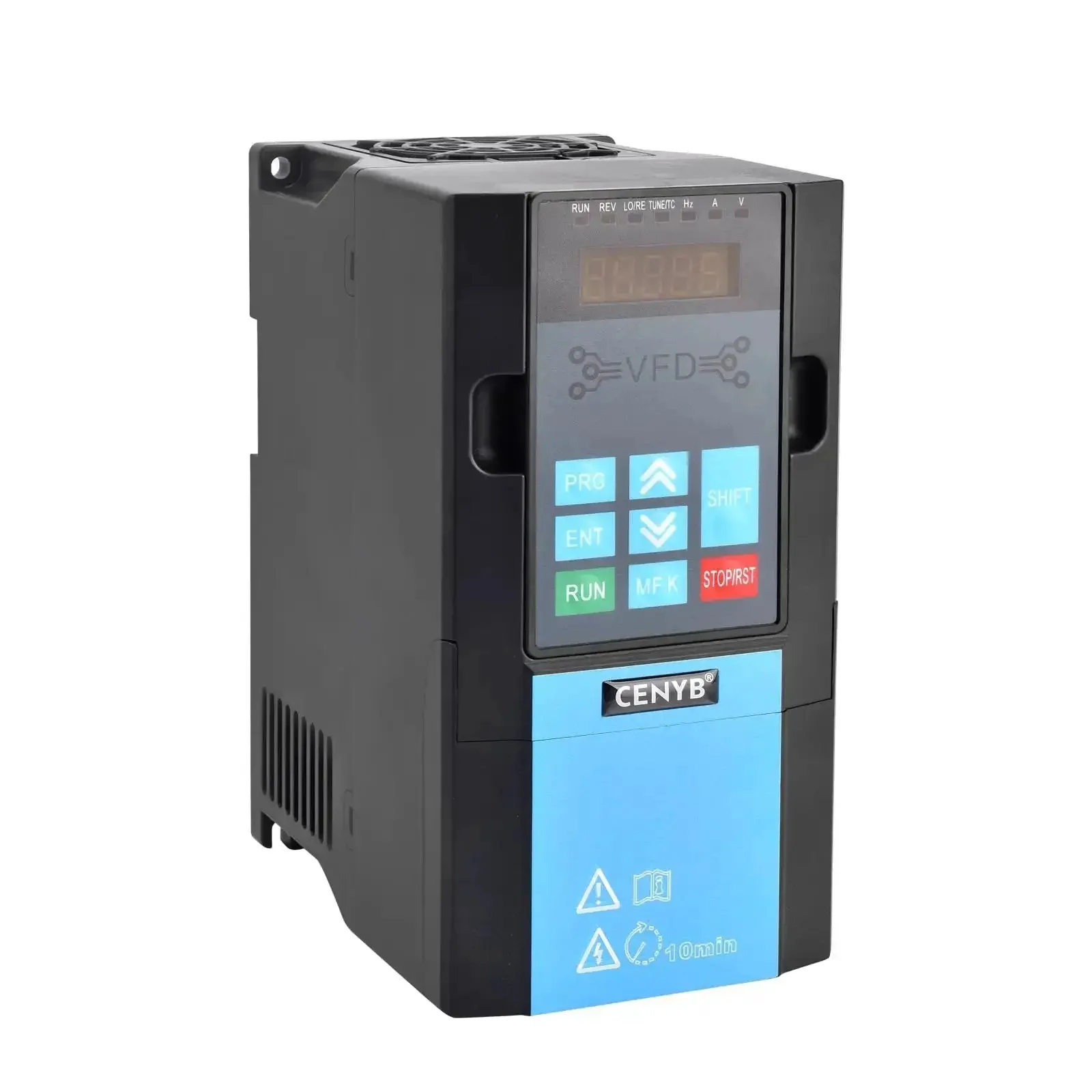 Beefy 2.2 kW VFD For CNC Spindle Speed Control 3 HP 220V Input And 220V Three Phase Output 0 To 3000 Hz Up Down Tune Mode Precise 0.01 Hz Control Inverter Drive For Precision Motor Speed