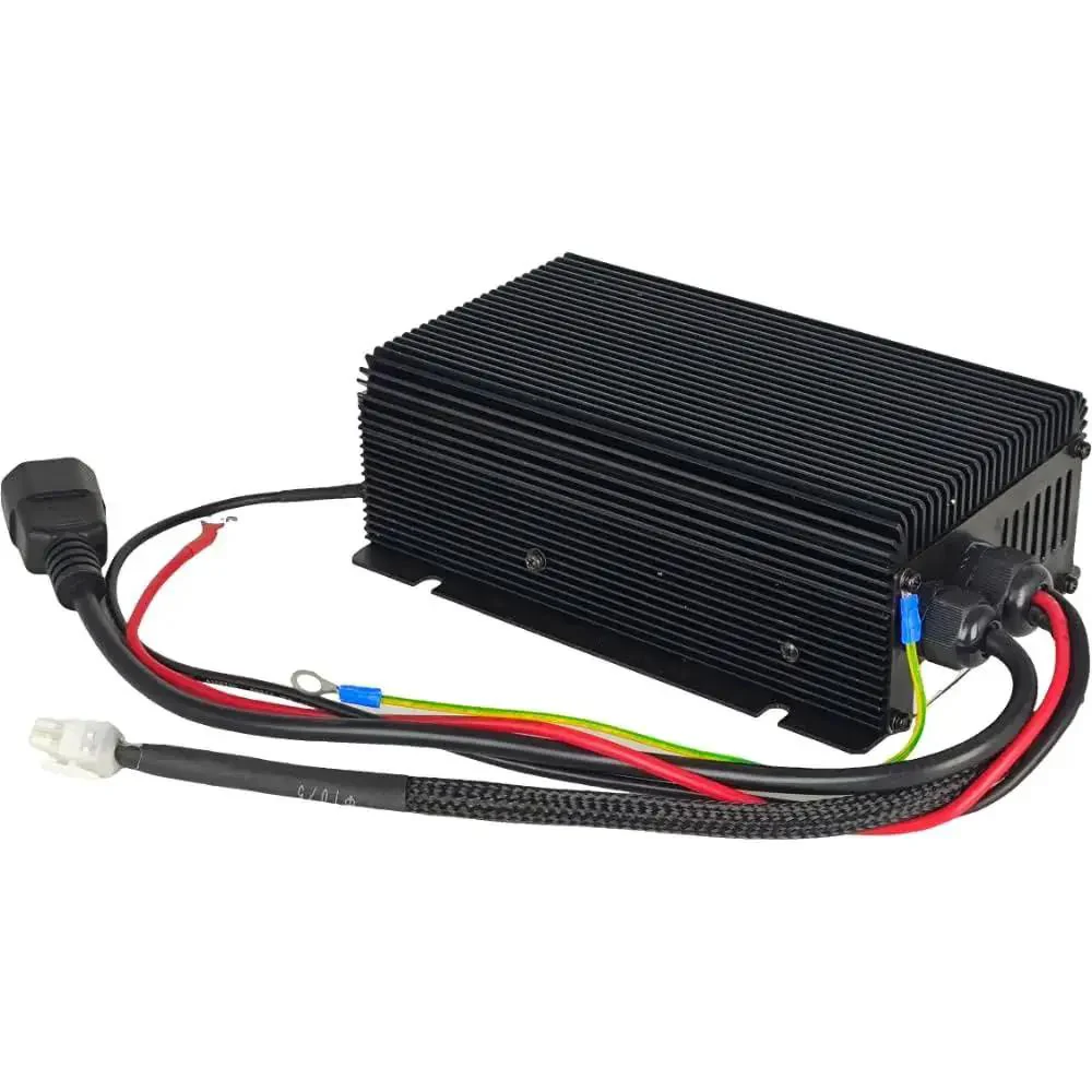 Beefy 24V 15A Battery Charger For Big Joe E30 Electric Pallet Jack And Forklift 100 264VAC Input 24VDC 15A Output Heavy Duty Charging Adapter Delivers Reliable Power For Your E30