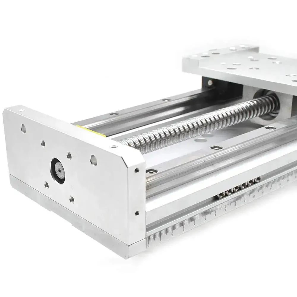 Beefy 300mm CNC Linear Guide Slide Table With 1605 Ball Screw And HG15 Rails 250kg Load Capacity Nema 34 Motor Base Ideal For 3 Axis Engraving And Precision Milling - Image 4