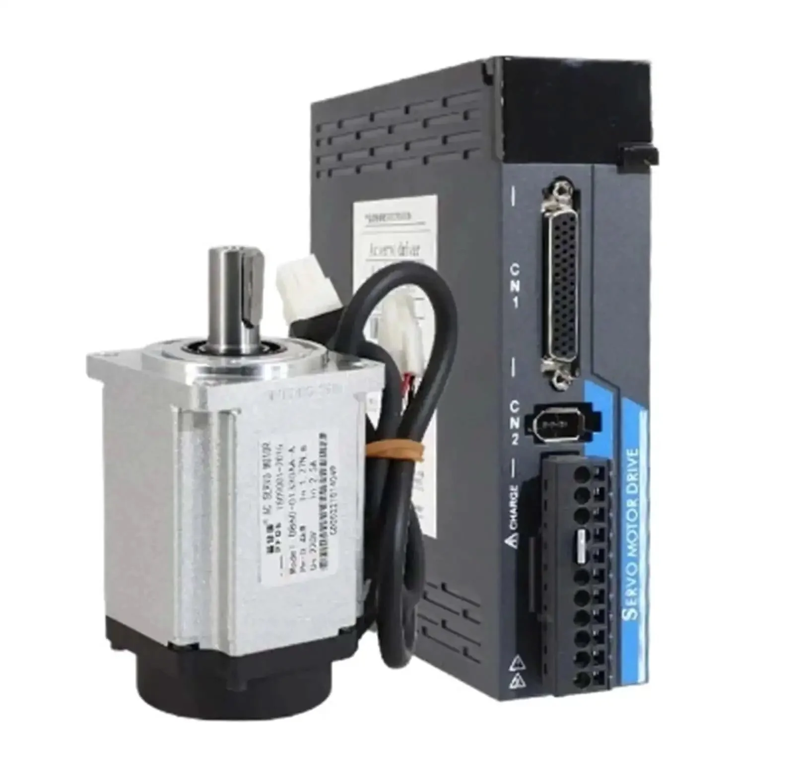 Beefy 400W AC Servo Drive Kit With 3000 RPM 60 Flange, 17 Bit Magnetic Encoder, And 3 Meter Encoder Cable, Optional 10 Meter Cable Without Brake, Plug In Ready For CNC, Robotics, And Automation Projects