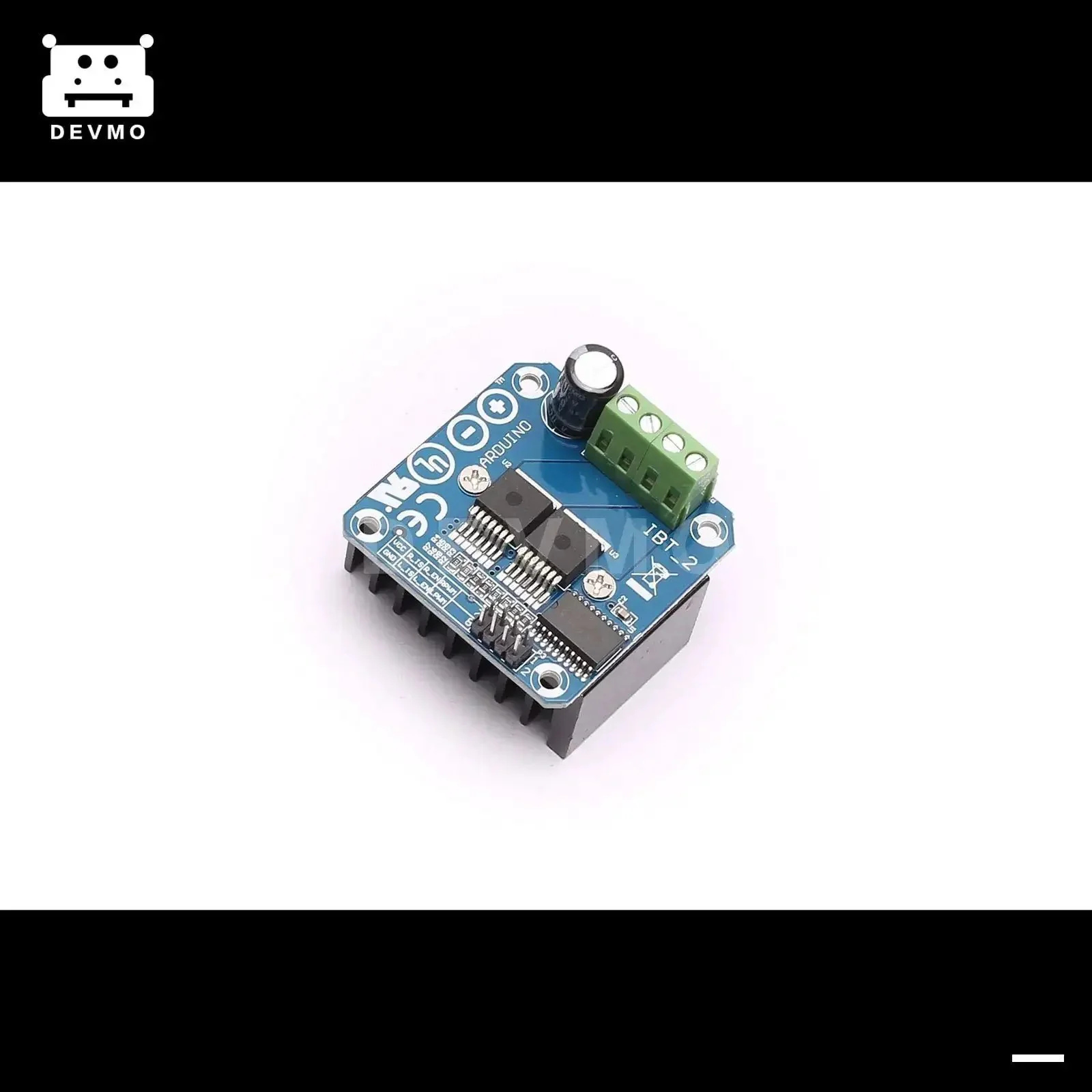 Beefy 43A BTS7960B DC Motor Driver Module H Bridge With PWM For Arduino And Raspberry Pi Smart Car Projects Isolated MCU Heat Sink Ready Double Channel Driver For Robust Motor Control - Image 3