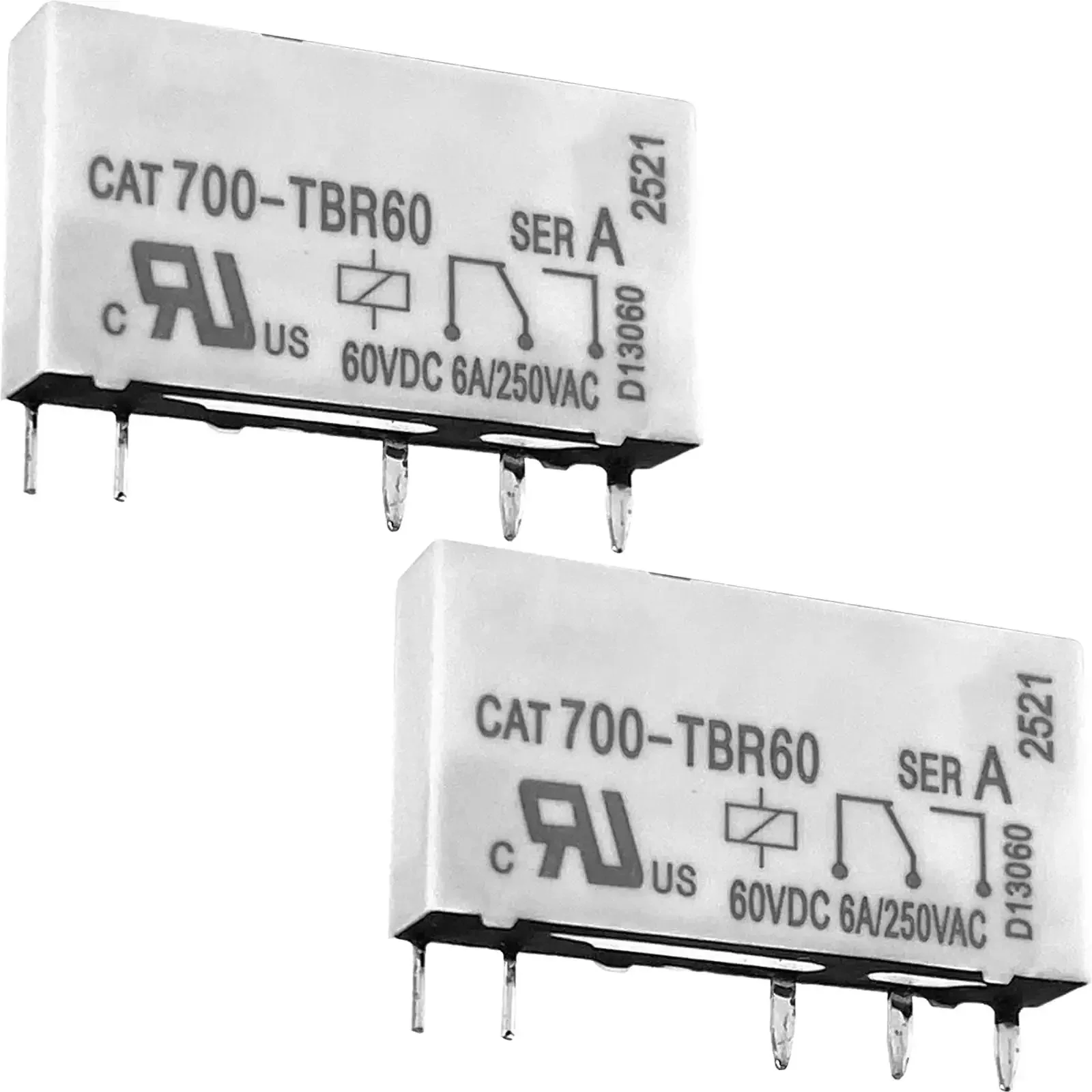 Beefy 5 Pin Relay 60VDC 6A And 250VAC SPDT DIN Rail Mount Industrial Relay For Control Panels Automation Systems Electrical Cabinets 35mm DIN Rail Compatible Pro Grade Performance - Image 2