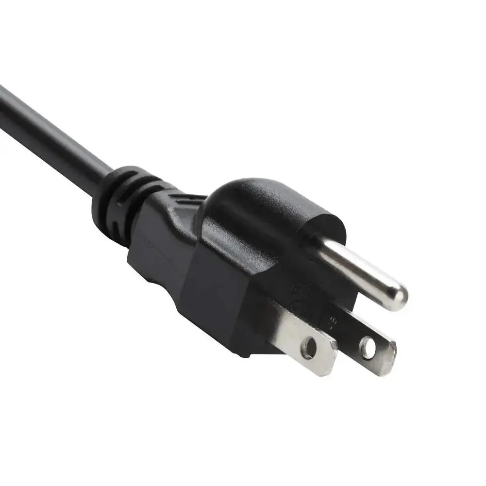 Beefy 6 Foot 18 AWG 3 Prong Power Cord For Appliances Open End SJT Cable With NEMA 5 15P US Plug 125V 10A 1250W UL Listed 105C VW1 Rated Heavy Duty Replacement Cord Black - Image 7