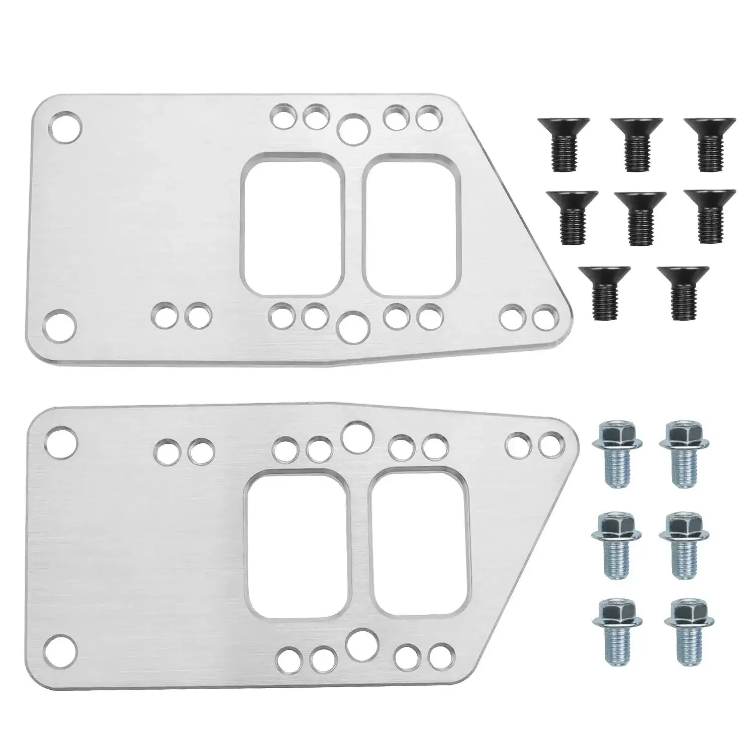 Beefy Adjustable Universal LS Swap Motor Mounts And Adapter Plates Kit For Small Block To LS Engine Conversion Plug And Play Fit For LS1 LS3 LS2 LQ4 LQ9 LS6 L92 L99 L33 LR4 Billet Aluminum - Image 5