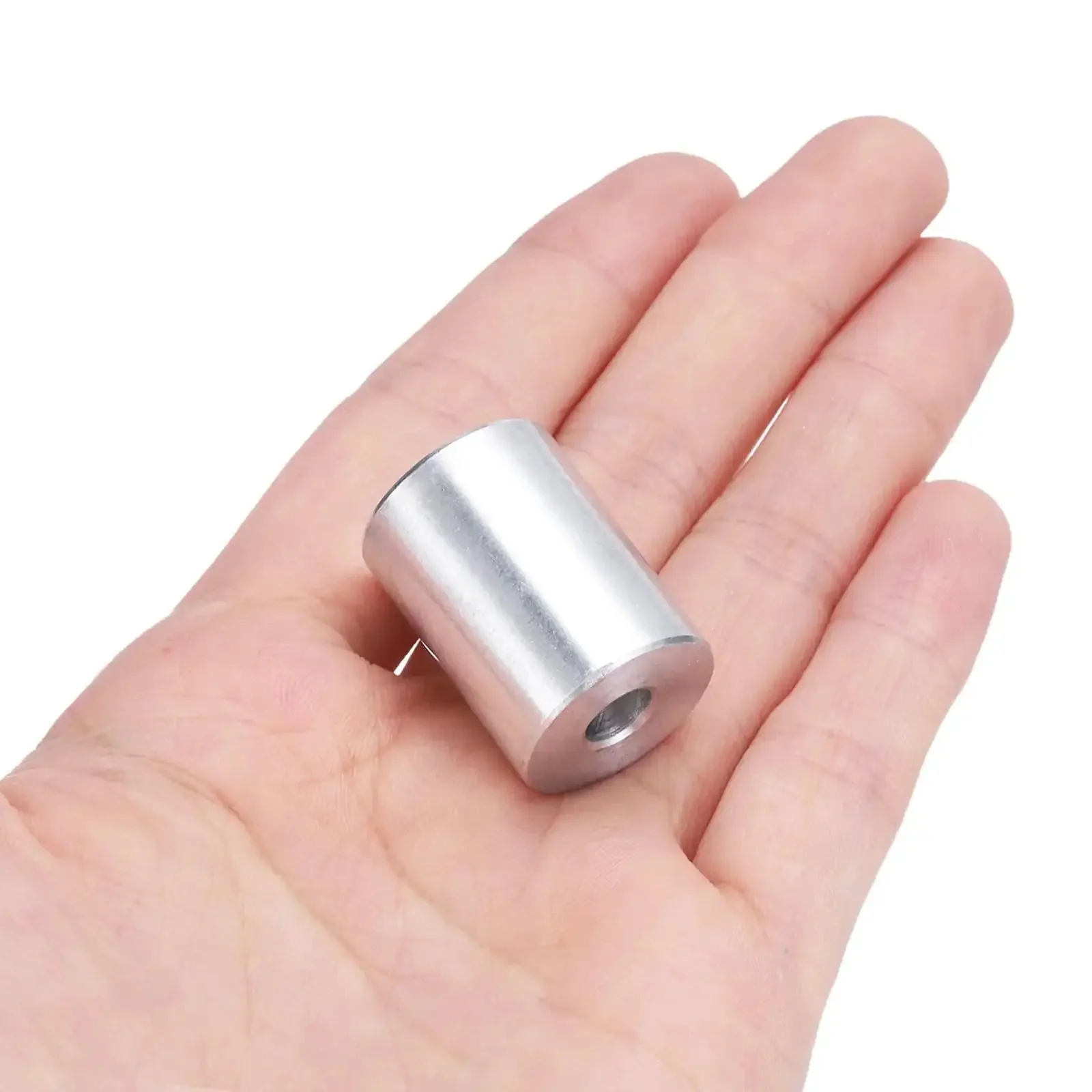 Beefy Aluminum Spacer Set Ten Pieces Quarter Inch Bore Spacer With Three Quarter Inch Outer Diameter And One Inch Length Standoff Bushings For Screws Bolts And Rods Plain Finish Round Metal Spacers - Image 3