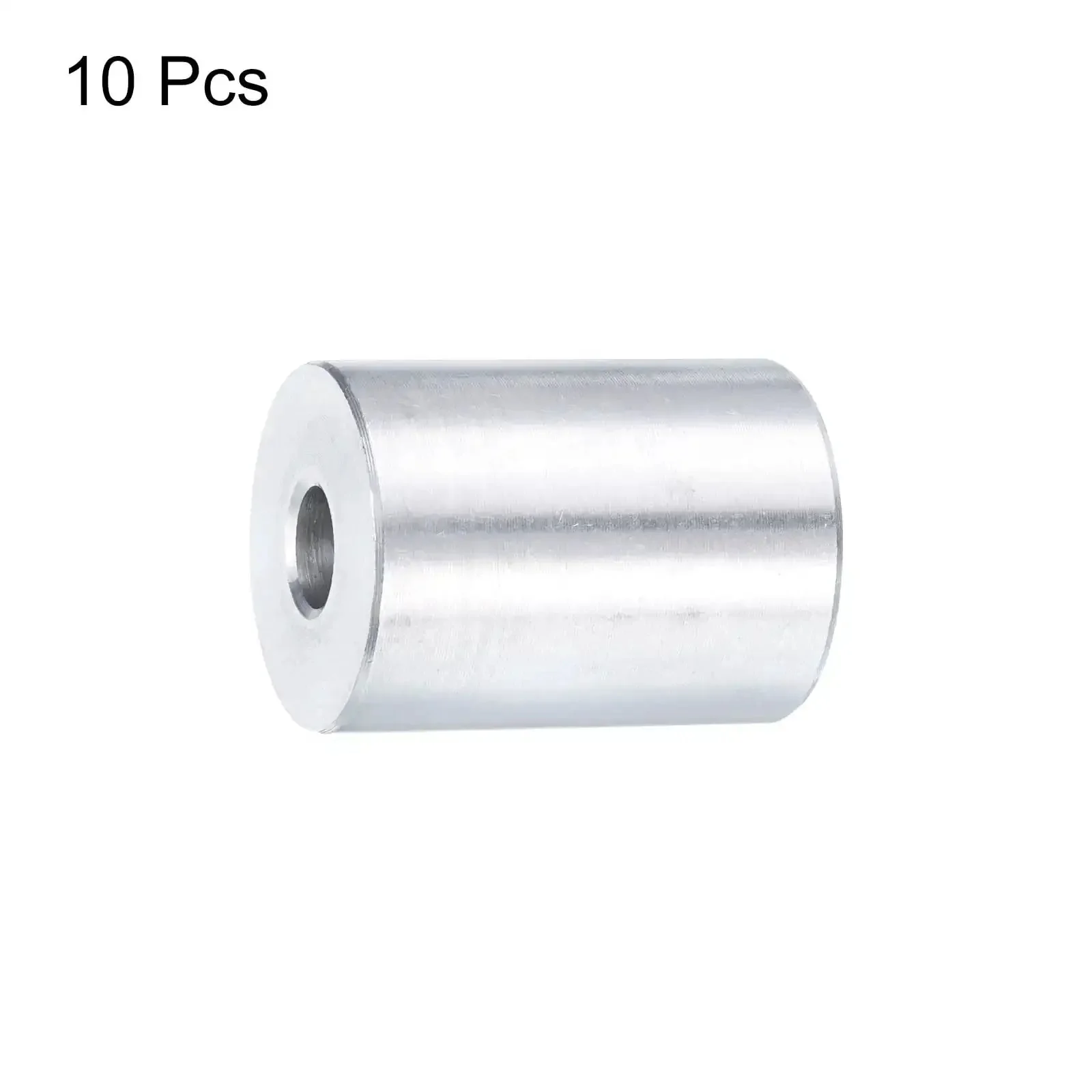 Beefy Aluminum Spacer Set Ten Pieces Quarter Inch Bore Spacer With Three Quarter Inch Outer Diameter And One Inch Length Standoff Bushings For Screws Bolts And Rods Plain Finish Round Metal Spacers - Image 4