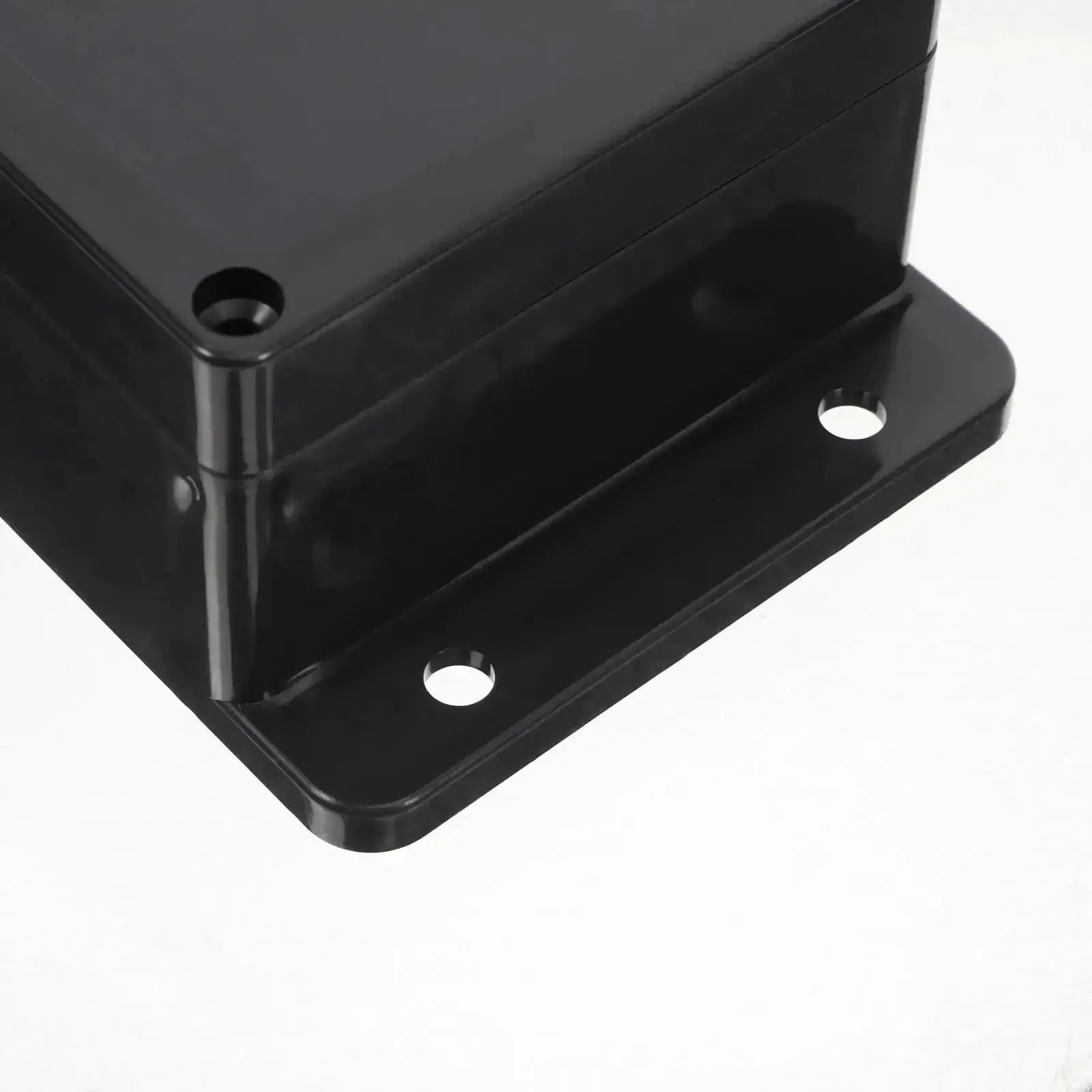 Beefy Black Plastic Waterproof Electrical Junction Box 115x90x55mm With Mounting Ears Indoor Outdoor Electronics Enclosure Control Panel Protection Case Heavy Duty DIY Box Weatherproof Rugged - Image 9