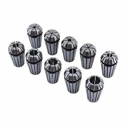 Beefy Collet Set 1 To 10Mm CNC Milling Lathe Tooling With Self Release High Clamping Force 10 Pc 65Mn Spring Steel Durable Spring Collet For Engraving And Milling Applications - Image 2