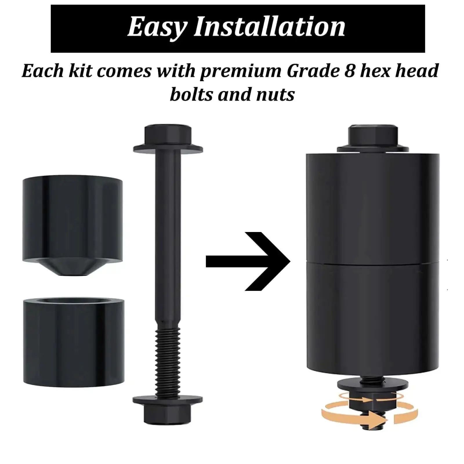 Beefy Dimple Die Tool For Dzus Fasteners In Metal Fabrication, Quick Turn And Quarter Turn G8 Hex Head Bolt Nut, Black Oxide Finish, 0.75 By 0.2 Inches, Heavy Duty Tool For Pros - Image 2