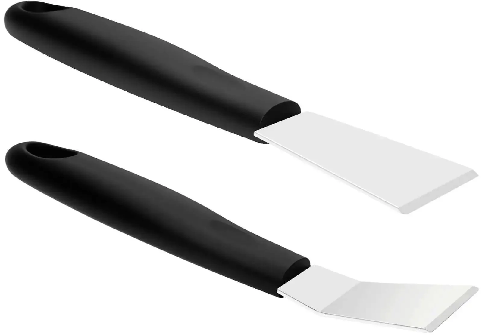 Beefy Dual Edge 3D Printer Scraper Kit With Curved And Straight Blades, 6.3 By 1.5 Inch Metal Scraper, 0.4 Inch Thick Blade, Hang Hole, Perfect For Resin Removal, Model Stripping, And Build Plate Cleanup