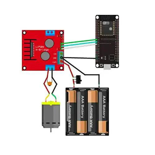 Beefy Dual H-Bridge Motor Drive Controller Board For Arduino ESP32 ESP8266 Smart Car Robot R3 2560 Compatible, Powers One 2-Phase Stepper Or Two DC Motors, Built-In 78M05 Regulator, 46V 3A Peak, 2A Continuous, Low Heat, Dope DIY Kit - Image 3