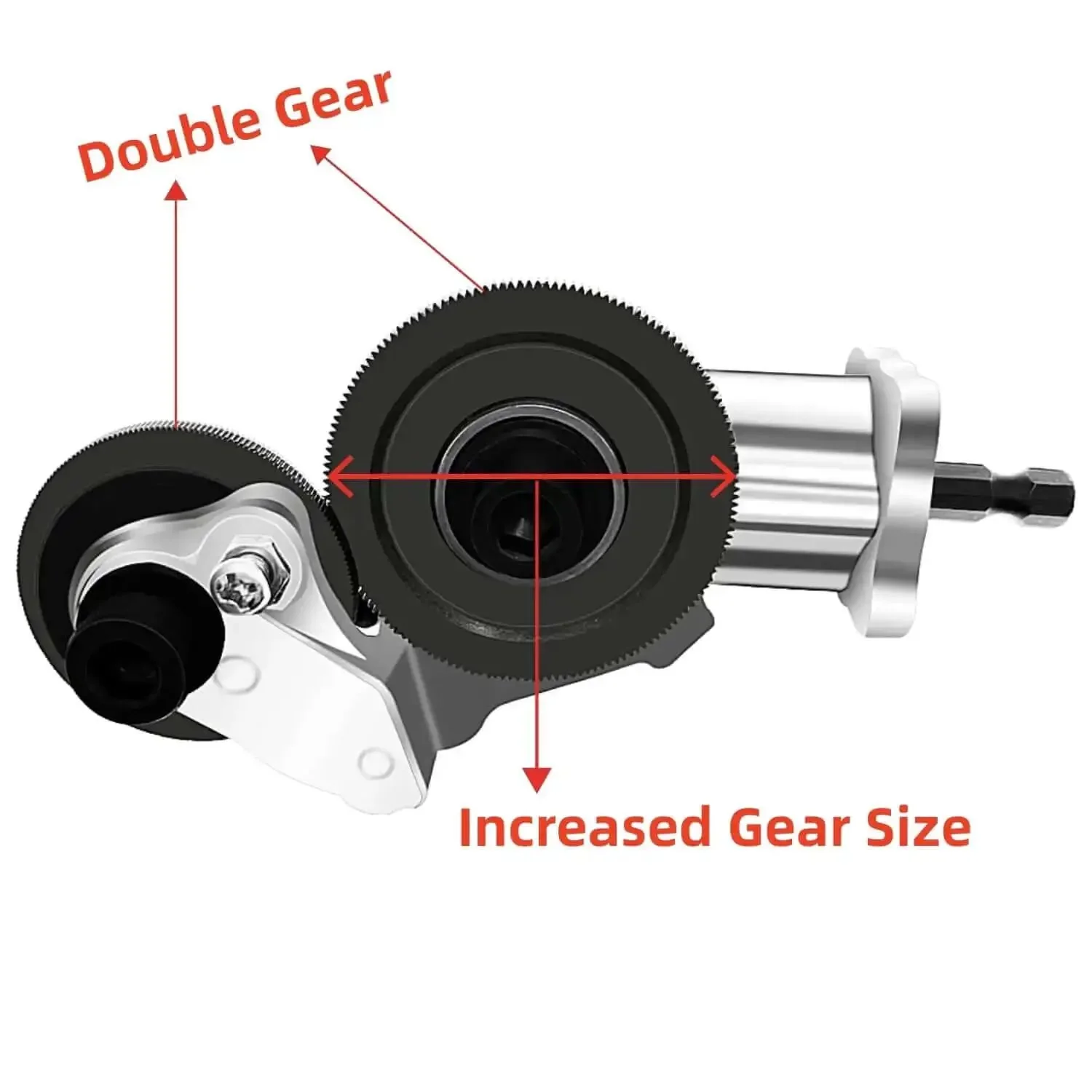 Beefy Electric Drill Plate Cutter And Metal Nibbler Attachment For DIY Sheet Metal Cutting And Shearing On Steel Copper Aluminum Iron And Other Metals With Adapter Included YY ZT 002 - Image 6