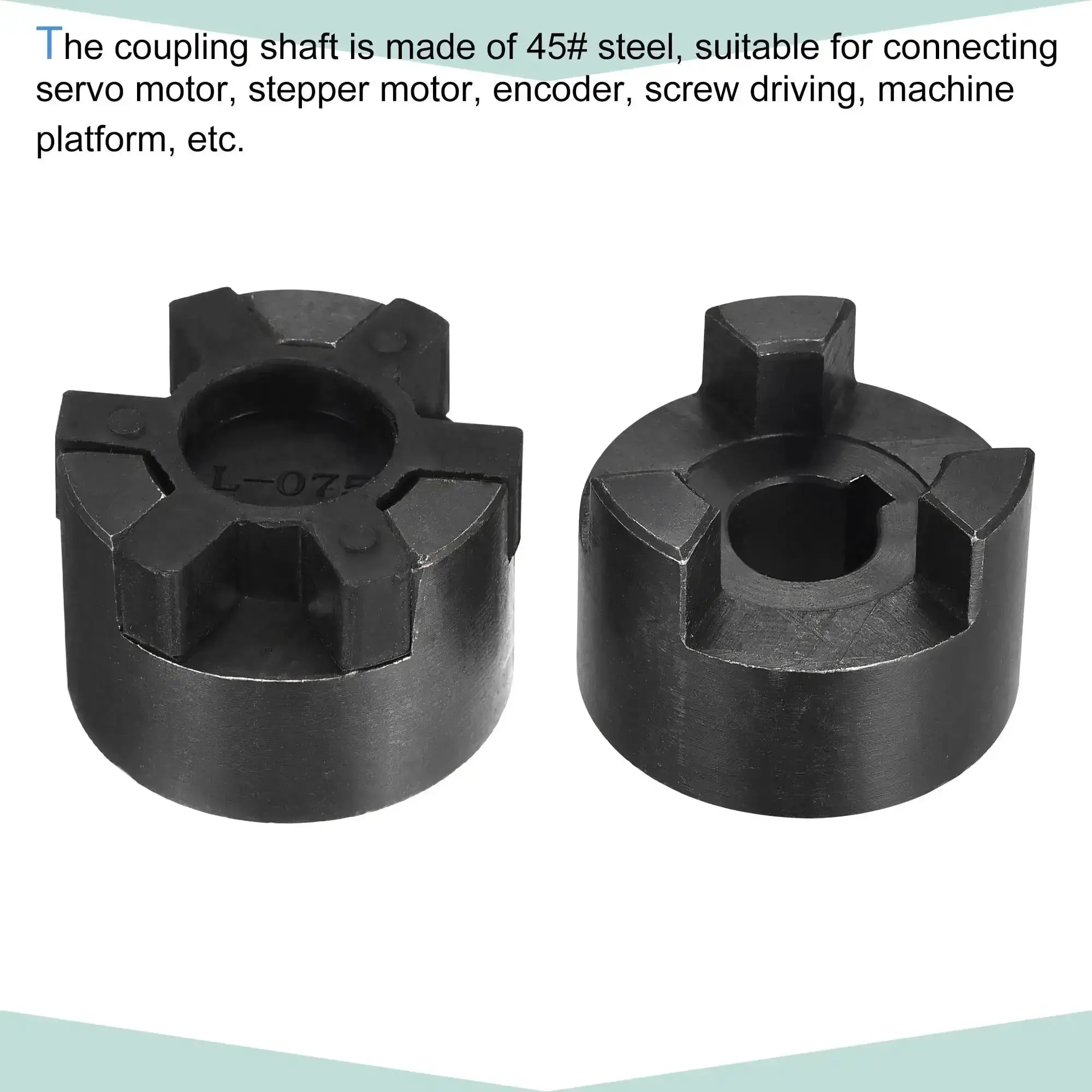 Beefy Flexible Coupling Shaft 14mm To 20mm Bore 53mm Length 44.5mm OD Motor Coupler Joint For Servo And Stepper Motors Encoder CNC And Machinery Projects With 5mm Or 6mm Slot Width - Image 2
