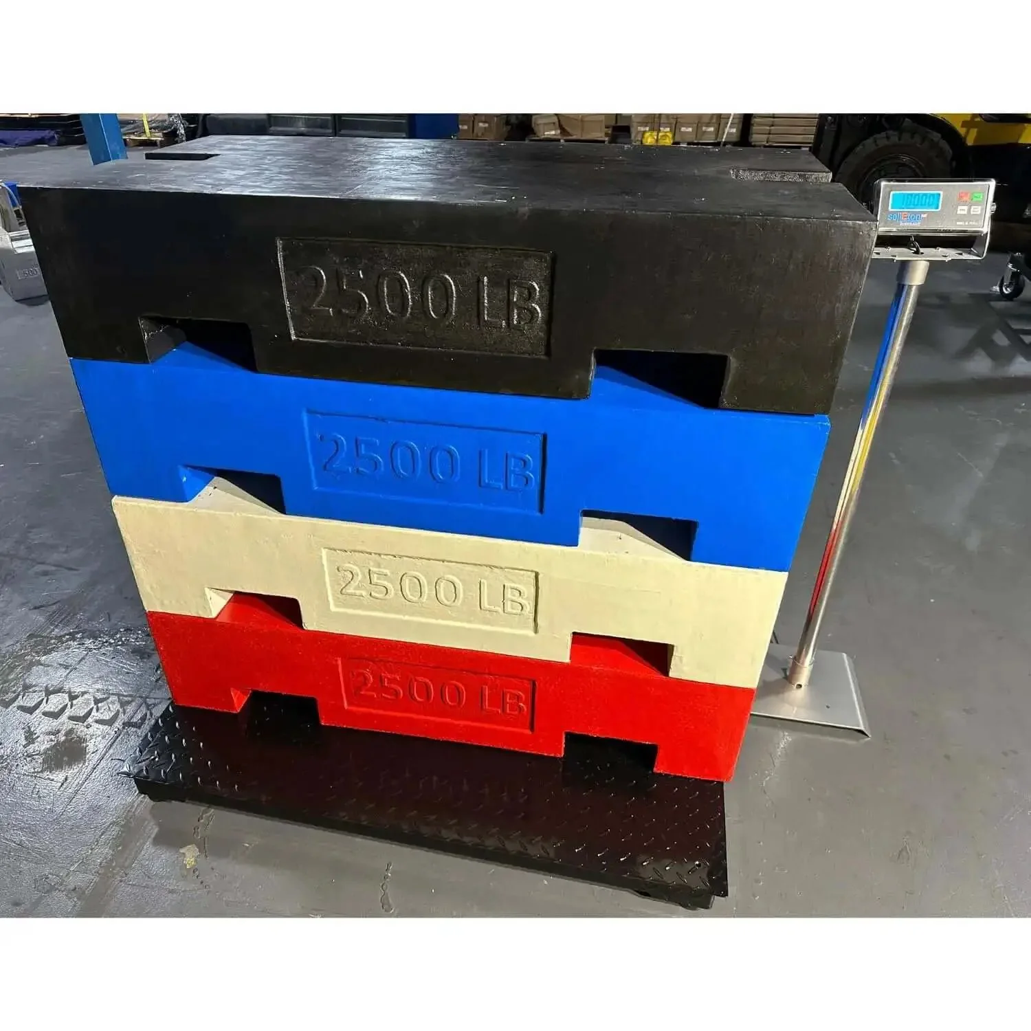 Beefy Floor Scale For Pallets And Shipping In Warehouse Use With Smart Digital Indicator 48 By 48 Inches 10000 Lb Capacity Accurate To 1 Lb Built For Tough Industrial Environments And Long Life - Image 4