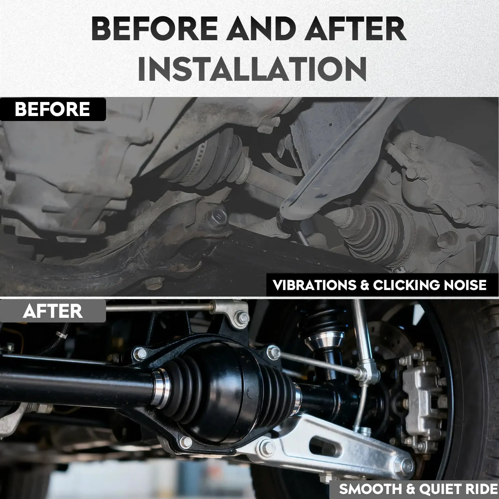 Beefy Front Left CV Axle Shaft Assembly For Jeep Grand Cherokee And Dodge Durango AWD With 1 Speed Transfer Case Fits Durango And Grand Cherokee Models From 2011 To 2023 With 3.0L 3.6L 5.7L 6.2L 6.4L Engines - Image 5