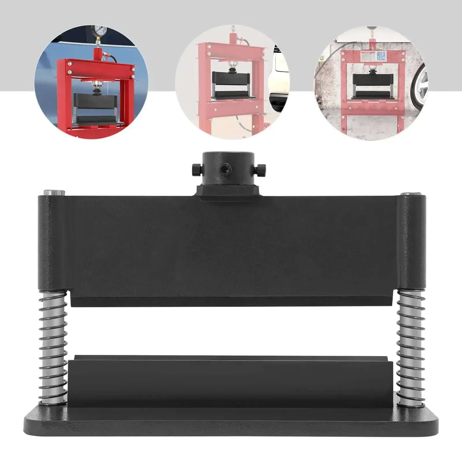 Beefy Heavy Duty 12 Inch Press Brake Attachment For Hydraulic Shop Press 12 Ton And 20 Ton Compatible Bending Tool 90 Degree Metal Die With Three Sixteenth Inch Capacity No Assembly Required Black - Image 5