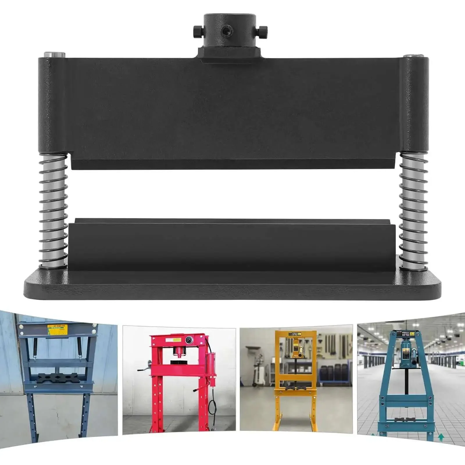 Beefy Heavy Duty 12 Inch Press Brake Attachment For Hydraulic Shop Press 12 Ton And 20 Ton Compatible Bending Tool 90 Degree Metal Die With Three Sixteenth Inch Capacity No Assembly Required Black - Image 6
