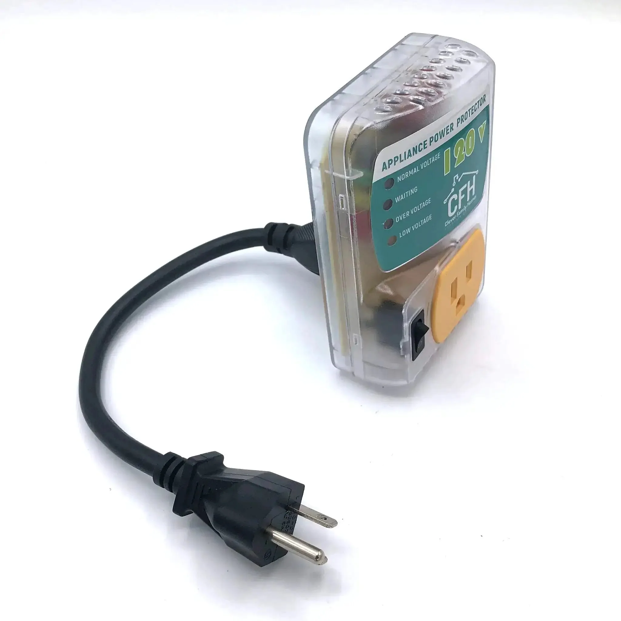 Beefy Heavy Duty 20 Amp 2400 Watt Appliance Surge Protector With Smart Circuit Plug And Outlet Saver Power Cord For Refrigerators Freezers Air Conditioners Furnaces Microwaves Dishwashers Printers Scanners Copiers Treadmills And More - Image 7