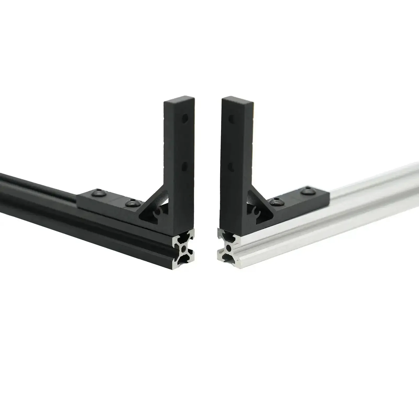 Beefy Heavy Duty Corner Brackets 4 Pack 78x78mm Inside Gusset For 2020 Aluminum Extrusion Profile Includes 16 M5 Screws And 16 M5 T Nuts Black Finish For Strong 90 Degree Joints In DIY Frames And Rigs - Image 7
