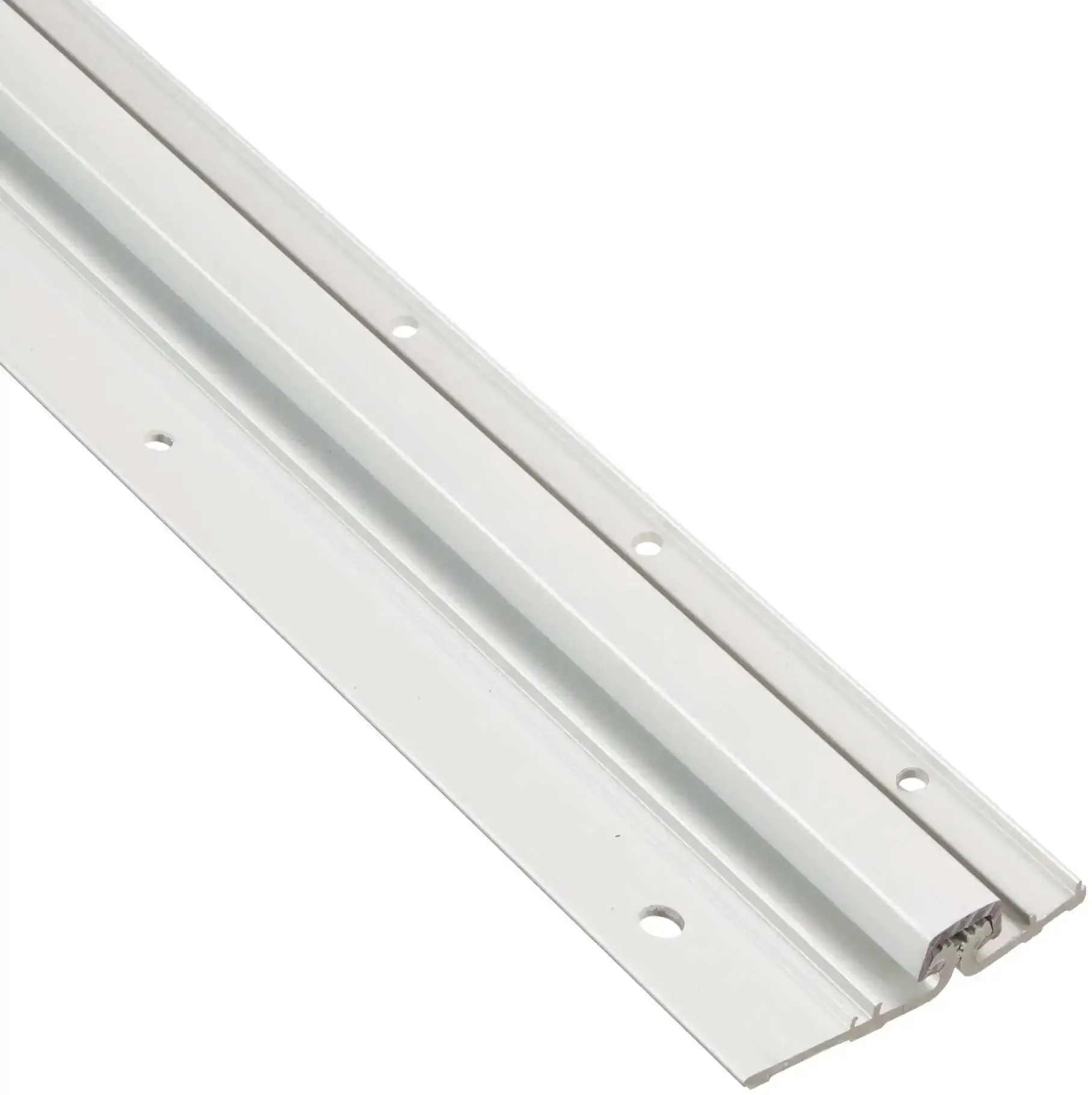 Beefy Heavy Duty Full Surface Center Pivot Hinge CFS83CPHD1 83 Inch Clear Anodized Aluminum For Swinging Fire Doors No Frame Adjustments Needed BHMA Certified For 150 300 And 600 Cycle Performance