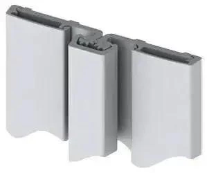 Beefy Heavy Duty Full Surface Continuous Aluminum Door Hinge Model 780-057HD-83, 6063-T6 Aluminum, 1/32 Inch Clearance, Drill-Kwik Fasteners, No Reinforcement Required, Finishes Clear Aluminum Or Dark Bronze Aluminum