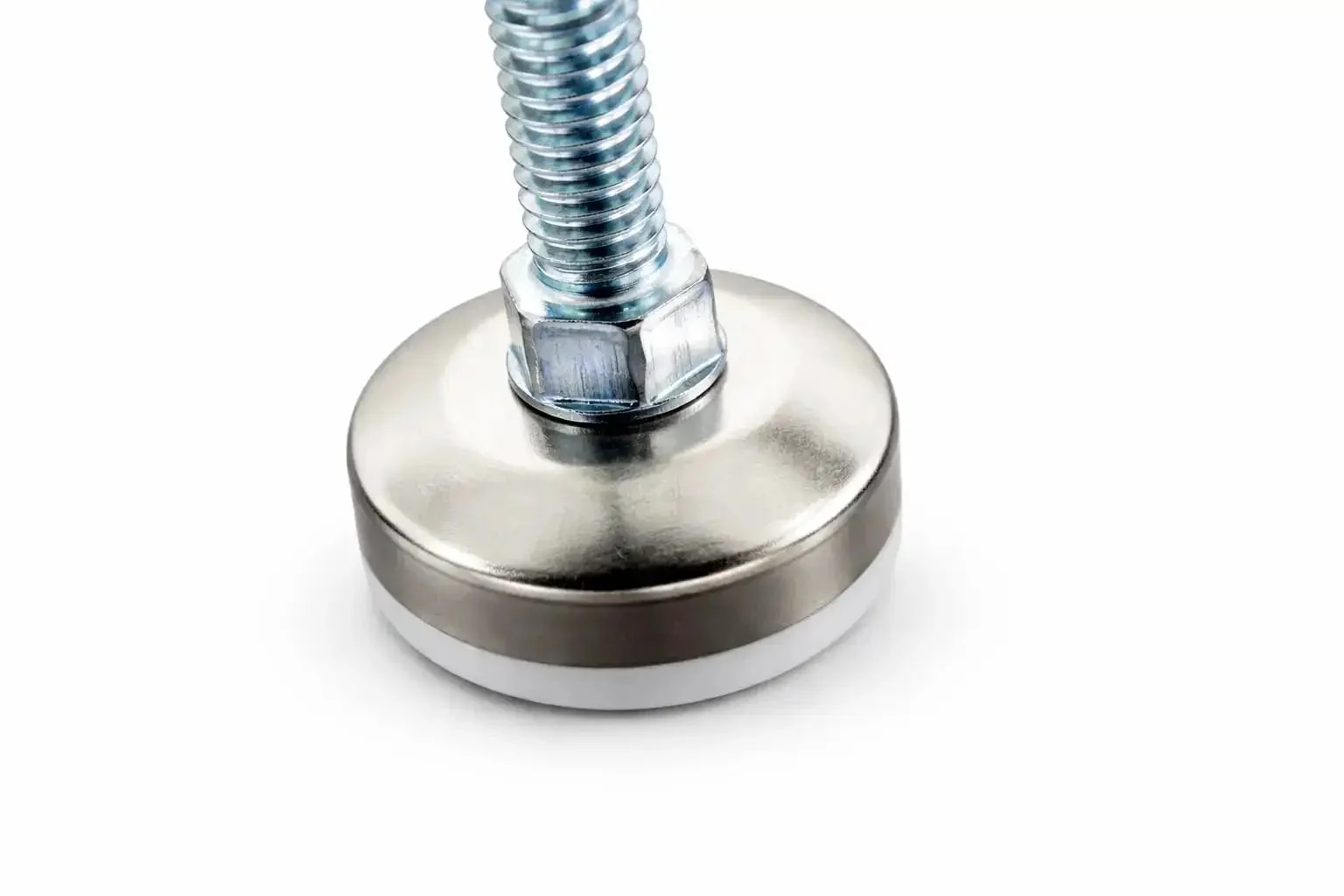 Beefy Heavy Duty Furniture Leveling Feet With 3 Inch Stem And Five Sixteenths By Eighteen Thread Adjustable Glides With T Nuts Set Of Four For Chairs Tables Cabinets And Work Benches - Image 5